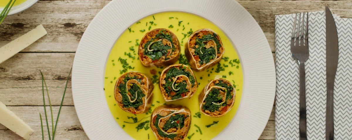 Kit de receta Wrap horneado con salsa de queso